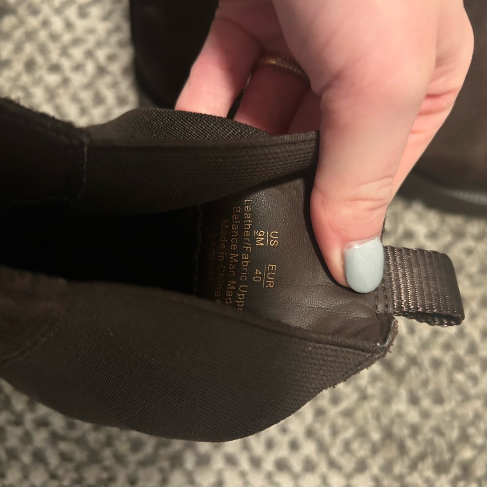 Sam Edelman Dark Brown Suede Chelsea Lug Ankle Boots - Picture 8 of 8